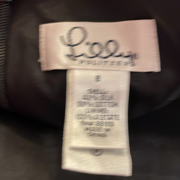 Vintage Lilly Pulitzer little black dress size 8 white label - Picture 6 of 6